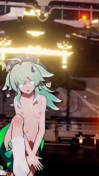 Honkai Star Rail mmd hit 和 run 火火裸体舞蹈 hentai mmd 3d 翡翠尾巴颜色编辑 smixix