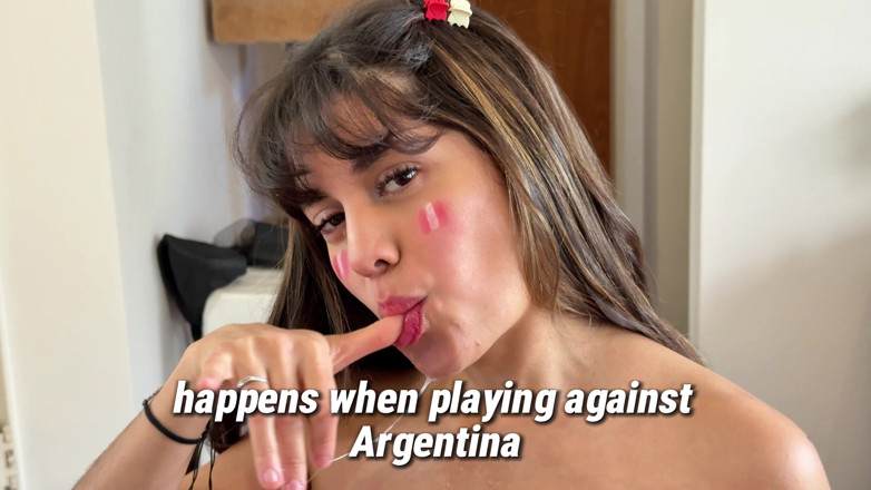 Primiciax: Argentina Vs Austria the Lucky Blowjob
