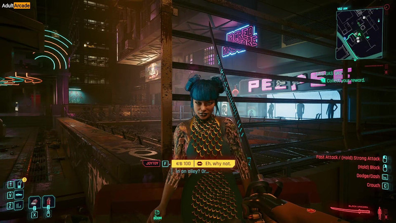 LewdArcade: Cyberpunk 2077 Denny &amp;Cheri Nowlin heta scener mod Joytoy sex scener samling
