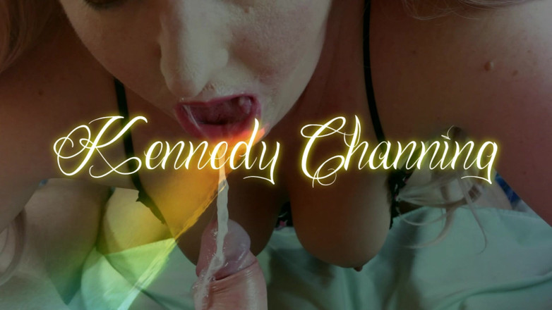 Kennedy Channing: Amateur MILF Step-mom POV Oily Tit Blowjob