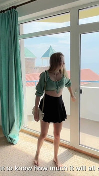 Beautiful Teen Fucked in the Ass by the Owner of the Apartment