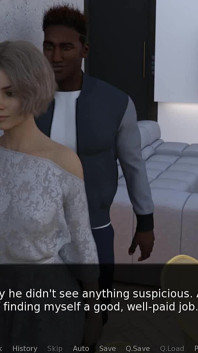 Contrat avec une succube : une blonde prend une grosse bite noire dans sa chatte étroite et son cul sur la table - épisode 16