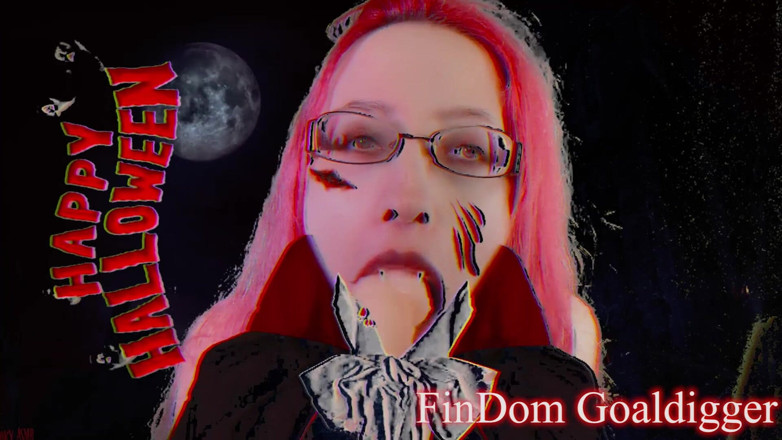 FinDom Goaldigger: Happy Halloween transformation