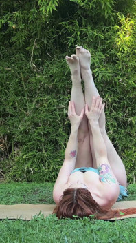 Solo Outdoor Yoga