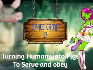 Camp Sissy Boi: Numai audio - cursa extraterestră feminină transformă bărbații în umilință cu porci...