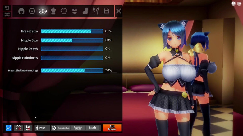 LewdArcade: Порядок образи [частина 02] - збуджені дівчата-кішки насолоджуються корупцією в грі в меню