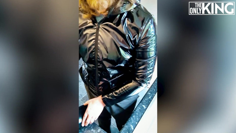 theonlyKING: Rubber riding boot spit shine and polish