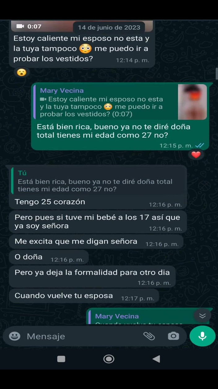 Mexicasero: Kıyafetler için satılan sadakatsiz komşumla Whatsapp sohbeti