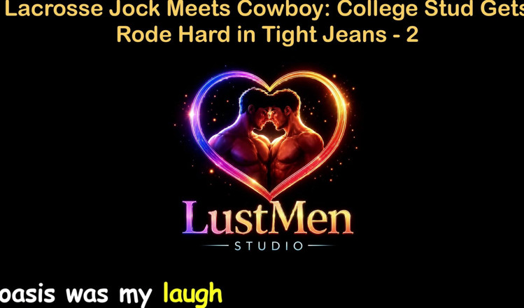 LustMen: Английская аудио гей секс-история - Lacrosse Jock встречает ковбоя: студент-жестко скачет в тугих джинсах - часть 2