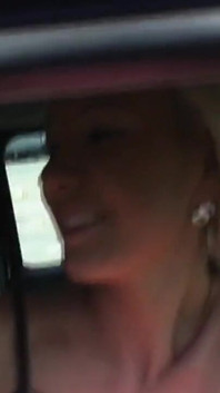 Two horny sluts who love transgression suck hard cock in the car