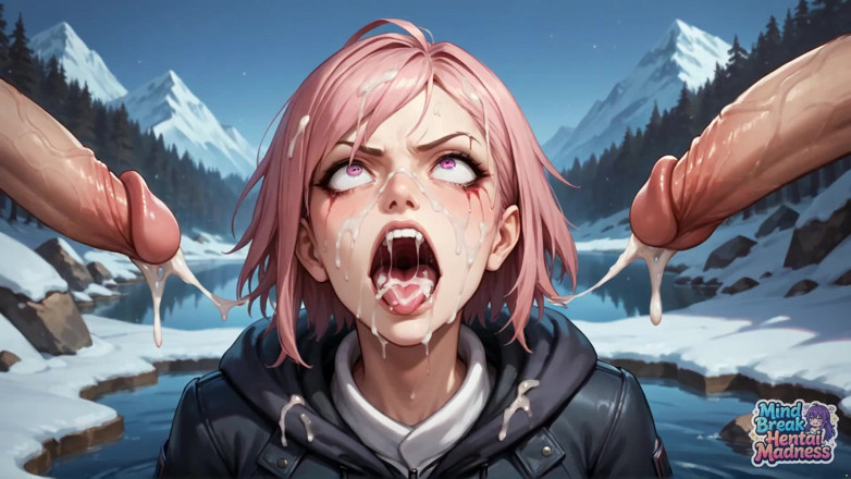 Mind Break Hentai Madness: Punctul culminant al înzăpezirii: Ejacularea de iarnă a monstrului Crimson