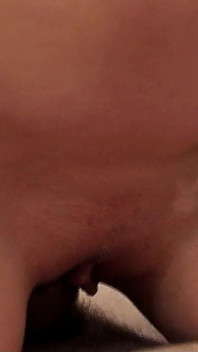 Horny blonde skinny milf fucked by step son during massage