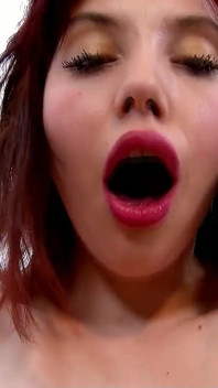 Santa Claus with big cock fucks horny skinny teen Kimber