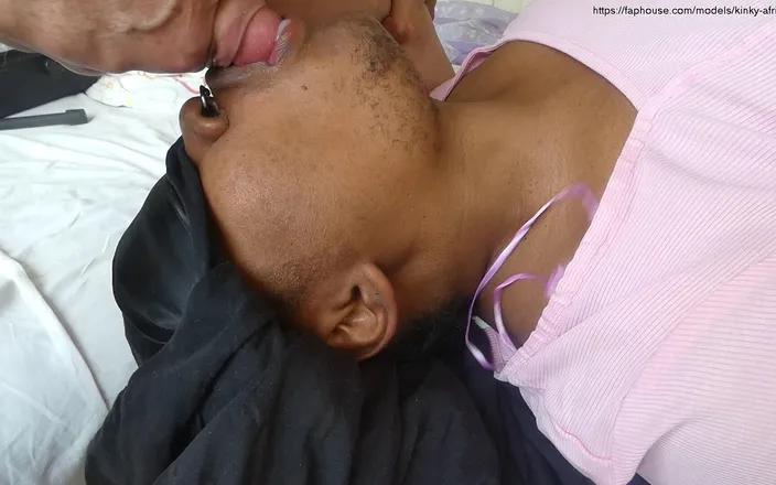 Kinky African MILF: Kinky African MILF - Milking the Cow