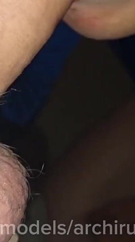 A Student on the Stairs Gives Her Ass a Fuck and Fills It with Cum! Hot Public Fuck of a Handsome Man