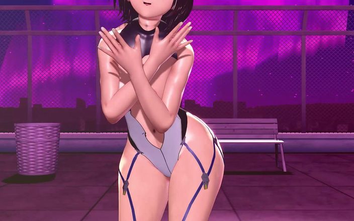 Mmd anime girls: Video tarian seksi gadis anime mmd r-18 160