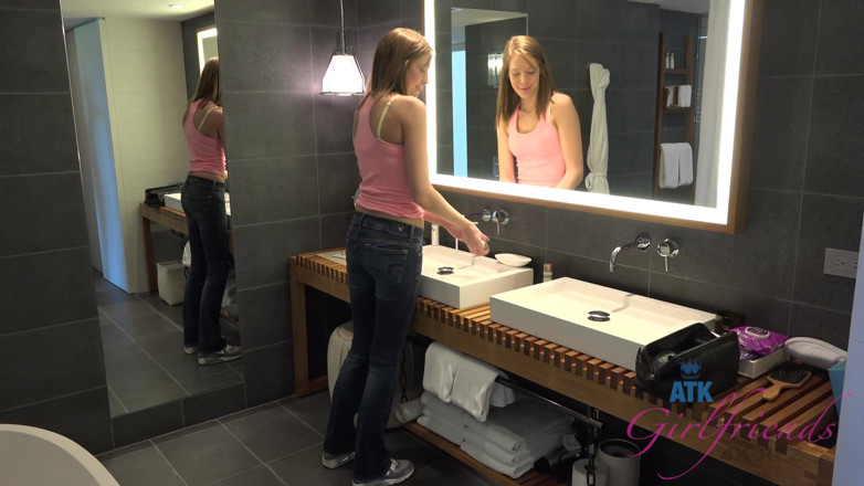 ATK Fans (Girlfriends): She Takes off Her Dirty Panties to Pee, and Has...