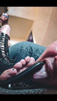 Obedience Amidst the Noise - Shoe and Toe Worship Under the Mistress’s Strict Control