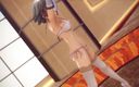 Mmd anime girls: Mmd r-18 anime girls, сексуальний танцювальний кліп 414