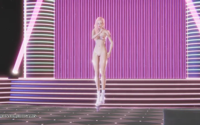 3D-Hentai Games: [mmd] Overdose Seraphine Sexy Hot Striptease Dance League of Legends...