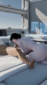 Cryolab Awakening: Sayuri se udă cu călărire inversă, muie adâncă și futai dur în cur cu ejaculări uriașe