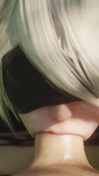 2b ตูดใหญ่เย็ดตูดคาวเกิร์ลหลังอมควยเลอะเทอะ - Nier Automata หนังโป๊ 3 มิติ