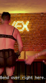 Wearing Lingerie to Be Used as Sex Toy. My Big Cock Had No Mercy!