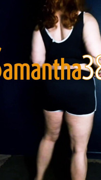 Sexy BBW Sam38g Shaking Assets in Gym Wear