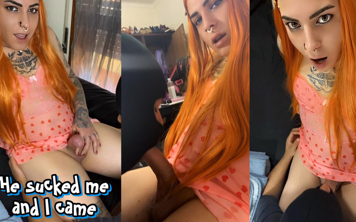 EmmaInkTrans: Gift man suger mig och jag kommer