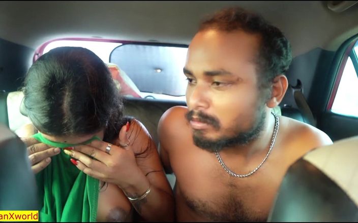 Indian Xshot: Jävla indisk flickvän inuti bilen! Het desi dejting