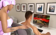 The East Block: Boyfriend Cheats His Girlfriend with Her StepMother and Got His Dick Sucked and Jerked off - Episode 9