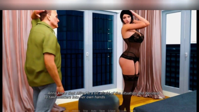 3DXXXTEEN2 Cartoon: Anna se zašpiní v Alfredově zahradě. 3D porno kreslený sex