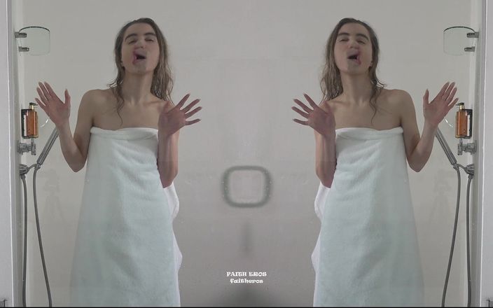 Faith Eros: Erkek halka açık duşta sıkıştım