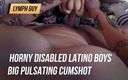 Lymph Guy: Arrapato ragazzi disabili latino grandi sborrate pulsante