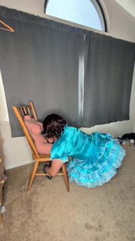 Sissy Maid Gets Her Collar Locked to Her Doll's Cock!