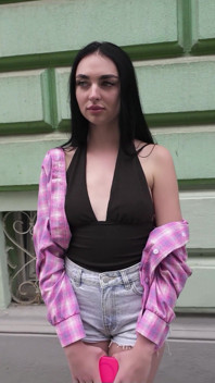 German Scout - Multiple Orgasm for Slim Teen Adelina Jameson by Pick up Casting Fuck