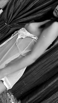 Classic Cute Teen Oley Lingerie Striptease in Bedroom