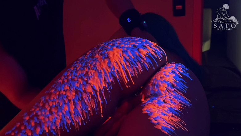 Sato Massage: Wax Play and Anal Plug - Halloween Special