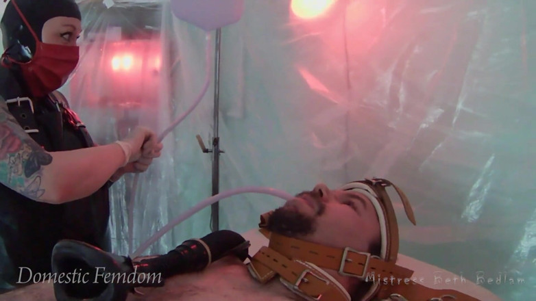Domestic femdom: Modified Part 1 - Stapling up the Mangina