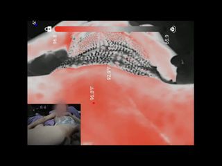 SexyGamerMomma: Vuistneuken, spuiten, klaarkomen op een thermische beeldcamera