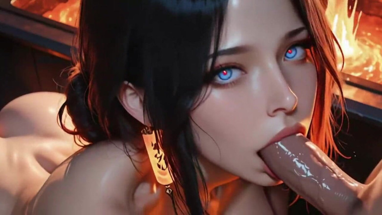 Horny Anime Girls: Relentless Hardcore Pounding on the Obsidian Throne
