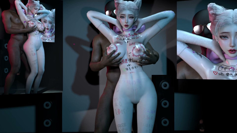 Why fuck so hard: 3D - puta peituda fodida por bbc