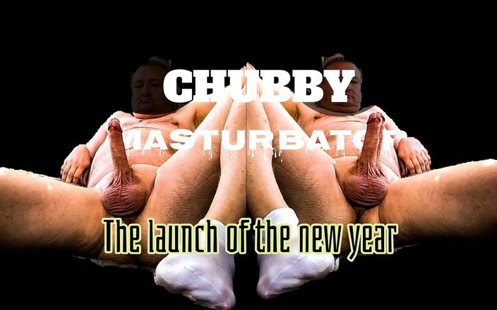 Chubby Masturbator: नए साल की पूर्व संध्या पर लंड चूसना