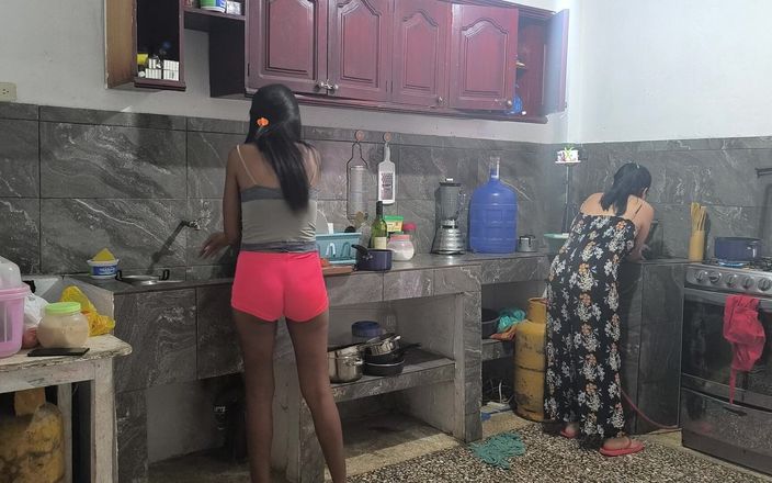 NEGRITA SEXY: We Are Cooking Lunch and Then We Start Undressing in...