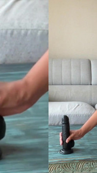 Masturbace velkého ptáka zblízka Povzbuzené bi