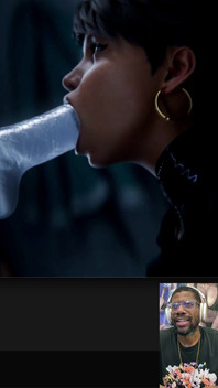 Freckled Cock Whore Practices Her Deepthroating on a Dildo