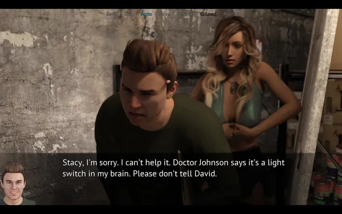 Porngame201: The Office Wife - Playthrough #14 Warehouse With Stevie, Visit Dixon