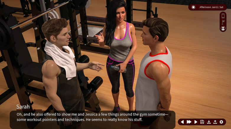 Dirty GamesXxX: Whispers of Desire: Sexy Wives in the Gym - Episode 12