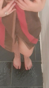 Solo in einer dusche