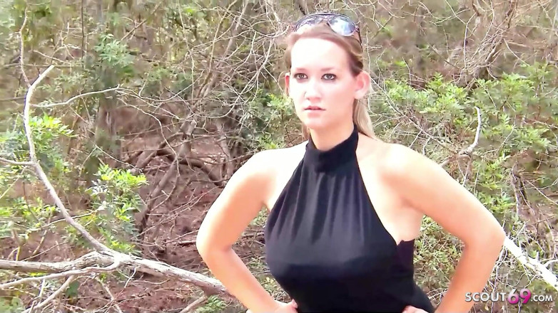 Full porn collection: Blonde hot teen Milya wild outdoor fuck with cumshot